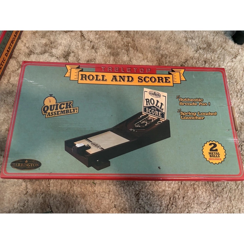 Barrington Tabletop Roll and Score Arcade Game – New/Open Box